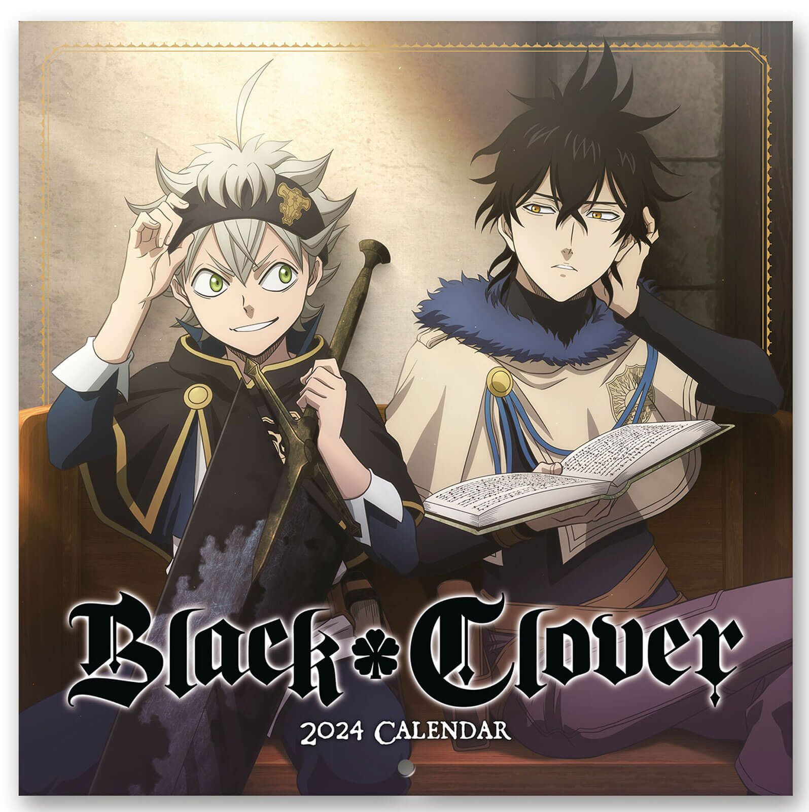 Kalendarz Cienny Black Clover 2024   1 Pdze B0 