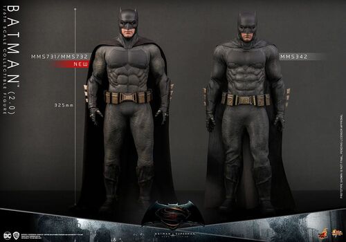 Hot Toys - DC Comics - BATMAN V2 - Batman v Superman : L'Aube de la justice  - Movie Masterpiece 1/6 - Figurine Collector EURL